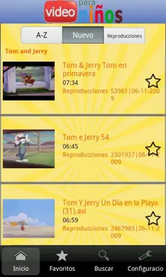 Video para niños android App screenshot 1